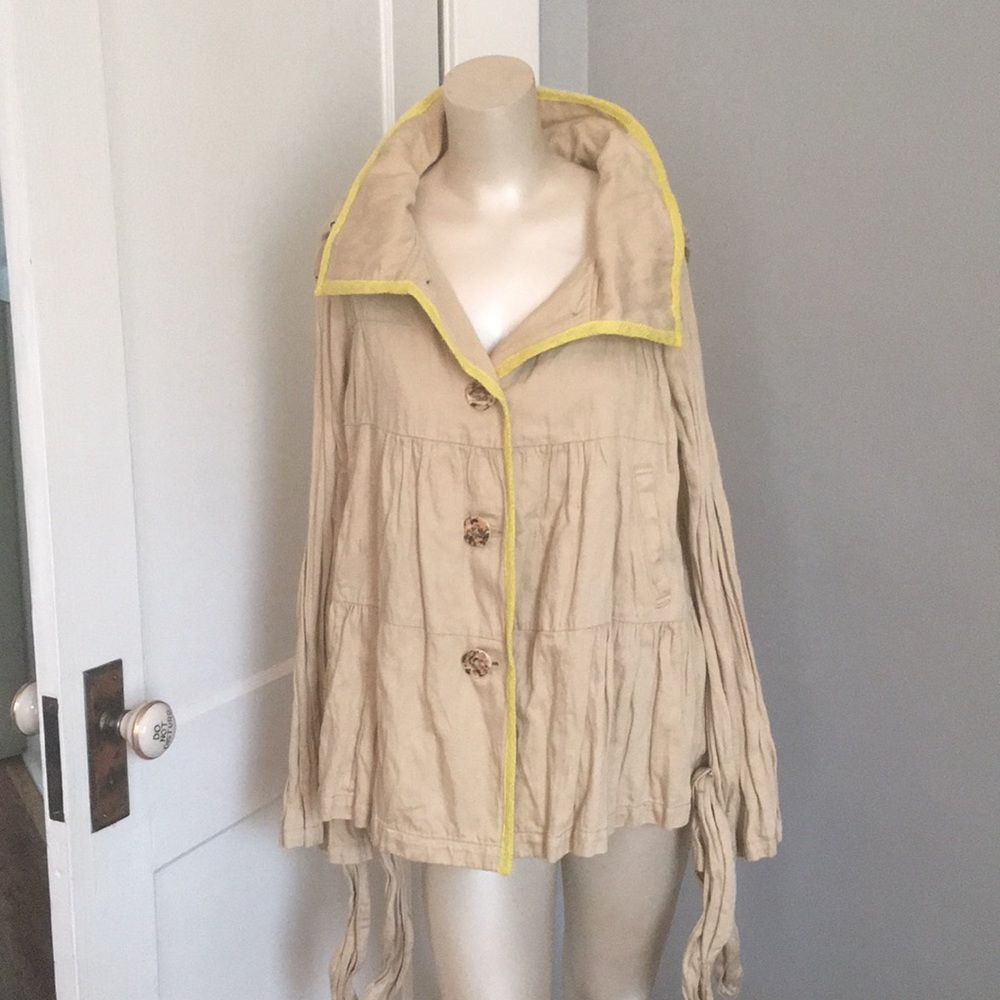 Anthropologie Hei Hei wrinkle front jacket. NWOT